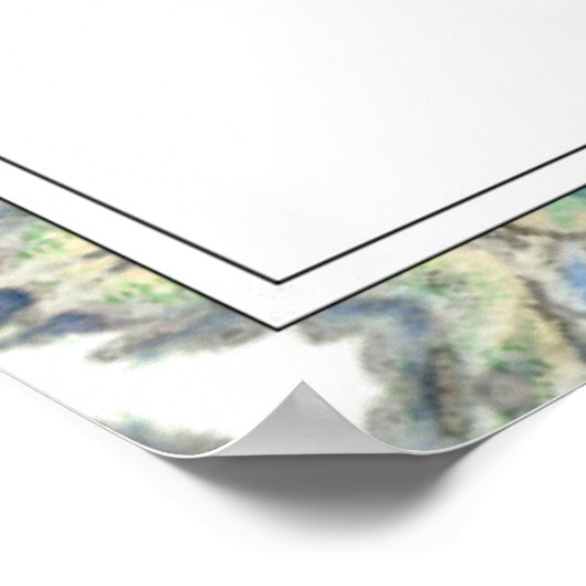 感動的キリスト教不安恐慌引用文 ポスター (角)