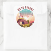 感動的キリスト教過越のイースターイエス スクエアシール (バッグ)