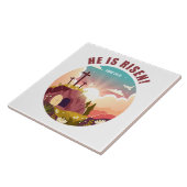 感動的キリスト教過越のイースターイエス タイル (側面)