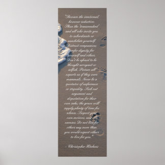 感動的クリストファーヒッチンズバスルームのポスター ポスター