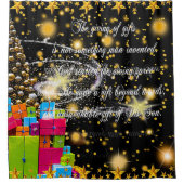 感動的クリスマスシャワーカーテン シャワーカーテン (正面)