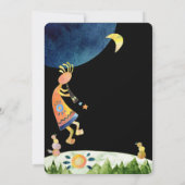 感動的ココペリアートブライダルシャワーブランチ 招待状 (裏面)