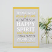 感動的ゴードンbヒンクレー引用文 便箋 (スタンド正面)