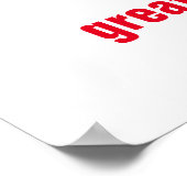 感動的サッカーユニークアートポップ・アートのアート ポスター (角)