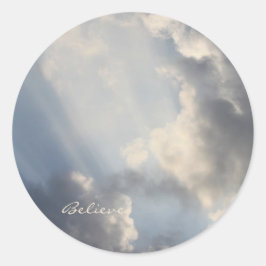 感動的サンビームズブルースカイ ラウンドシール