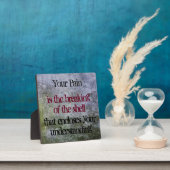 感動的スタイルテクスチグランジャの引用文 フォトプラーク (インサイチュ)