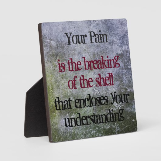 感動的スタイルテクスチグランジャの引用文 フォトプラーク (正面)