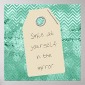 感動的スマイルアットユアレ引用文 ポスター (正面)