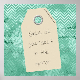 感動的スマイルアットユアレ引用文 ポスター