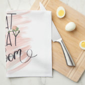 感動的ソフトピンクフローラ食べ祈開花 キッチンタオル (四つ折り)