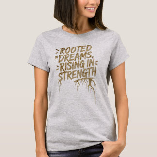 感動的タイポグラフィ Tシャツ