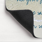 感動的ターコイズブルー海サーフ波 マウスパッド (コーナー)