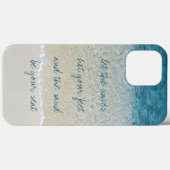 感動的ターコイズブルー海サーフ波 Case-Mate iPhoneケース (裏面 (横))