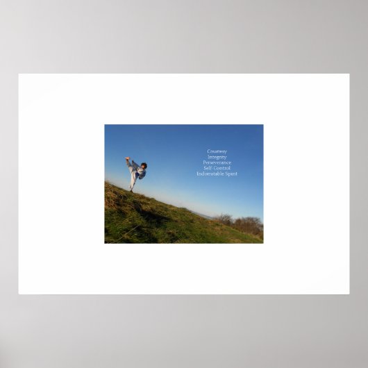 感動的テコンドーのポ子供へスター ポスター (正面)