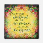 感動的トレンディー親切な激しい勇気あるインスピリチュアル マグネット (正面)