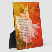 感動的ハートの詩 フォトプラーク (側面)