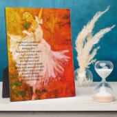 感動的ハートの詩 フォトプラーク (側面)