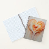 感動的ハートデザイン ノートブック (内部)