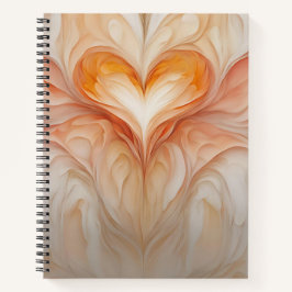 感動的ハートデザイン ノートブック