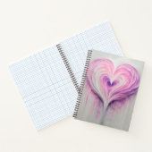 感動的ハートデザイン ノートブック (内部)