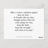 感動的ビーチレインボーハガキby SRF ポストカード (裏面)