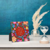 感動的フローラかわいい誕生日引用文 フォトプラーク (インサイチュ)