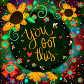 感動的フローラデイジー得この引用文 フォトプラーク