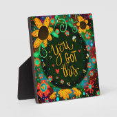 感動的フローラデイジー得この引用文 フォトプラーク