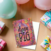 感動的フローラドリームビッグかわいらしバタフライ カード