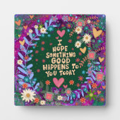 感動的フローラ良い引用文 フォトプラーク (正面)