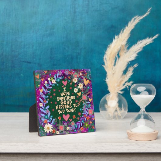 感動的フローラ良い引用文 フォトプラーク (インサイチュ)