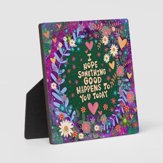 感動的フローラ良い引用文 フォトプラーク (正面)