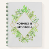 感動的フローラ ノートブック (正面)