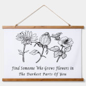 感動的フローラ 吊り下げ型タペストリー (正面)