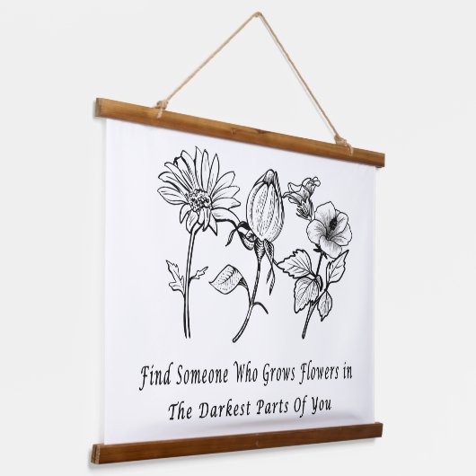 感動的フローラ 吊り下げ型タペストリー (傾斜あり)