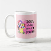 感動的フローラ「植えられた開花」 コーヒーマグカップ (左)