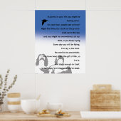 感動的ポスター – オリジナル詩 ポスター (キッチン)