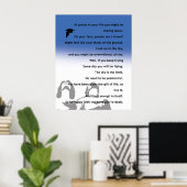 感動的ポスター – オリジナル詩 ポスター (ホームオフィス)