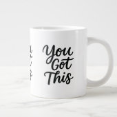 感動的マグ – こ得こやる気を起こさせるのカップ ジャンボコーヒーマグカップ (右)