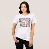 感動的ママ大丈夫 トライブレンドTシャツ (正面全面)