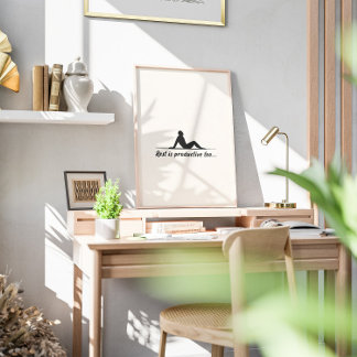 感動的ミニマルリラックスのシルエット引用文 ポスター