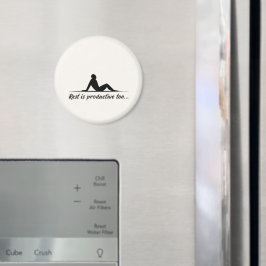 感動的ミニマルリラックスのシルエット引用文 マグネット