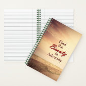 感動的メッセー書ジ ノートブック (内側)