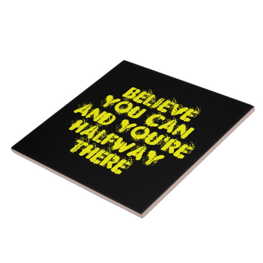 感動的モチベーション前向きの成功引用文 タイル (側面)