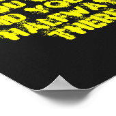 感動的モチベーション前向きの成功引用文 ポスター (角)