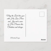 感動的ヨハネ8:12 ポストカード (裏面)