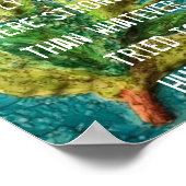 感動的リーフカラフルポスター – 8"x10" ポスター (角)