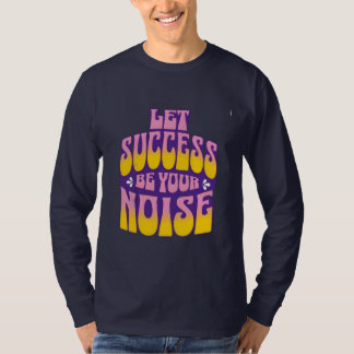 感動的レトロ成功引用文Tシャツ Tシャツ