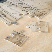 感動的ヴィンテージタイプライターパズル ジグソーパズル (側面)