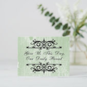 感動的与え今日は我が日のパン ポストカード (スタンド正面)